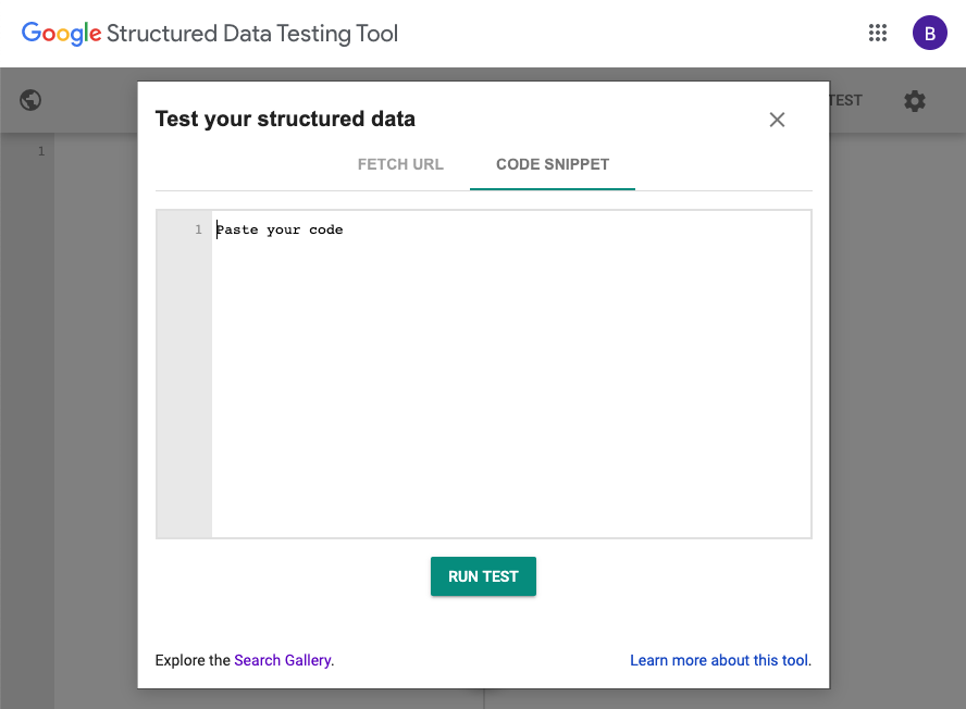 test your structured data